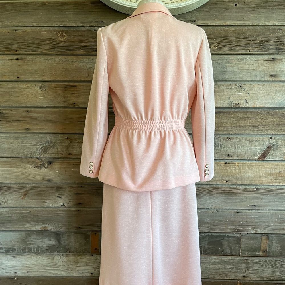 Vintage 60s/70s Julie Miller Dress Jacket and Sleeveless Dress Size 12/13 - Picture 6 of 16